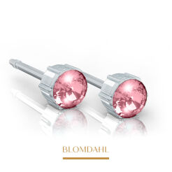 Kolczyki hipoalergiczne Rose 4 mm 