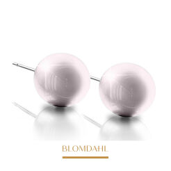 Kolczyki hipoalergiczne Pearl Light Rose 10 mm