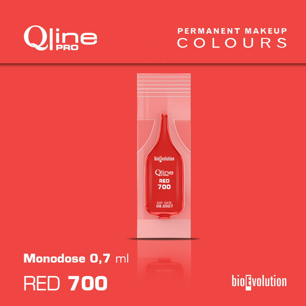 Pigment do makijażu permanentnego Red 700 - 0,7 ml