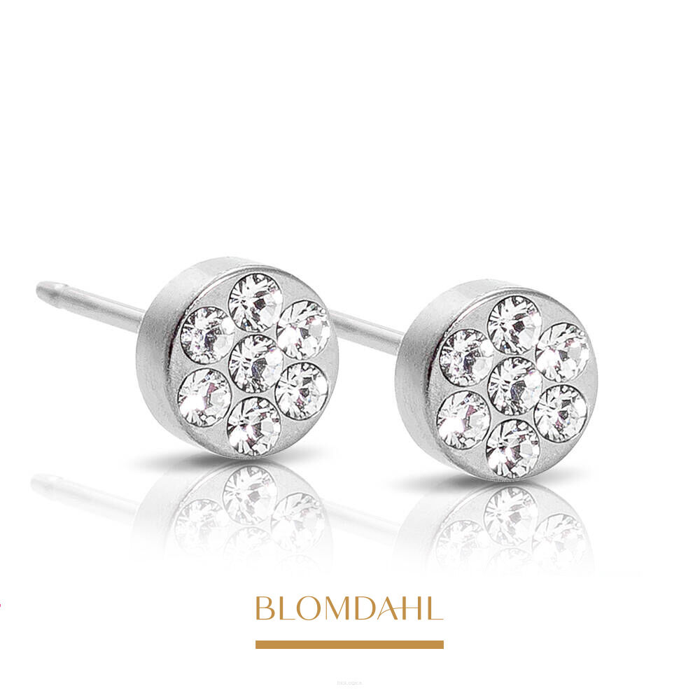 Kolczyki hipoalergiczne Brilliance Plenary Crystal 5 mm 