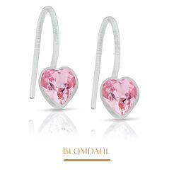 Kolczyki hipoalergiczne Heart Light Rose 6 mm 