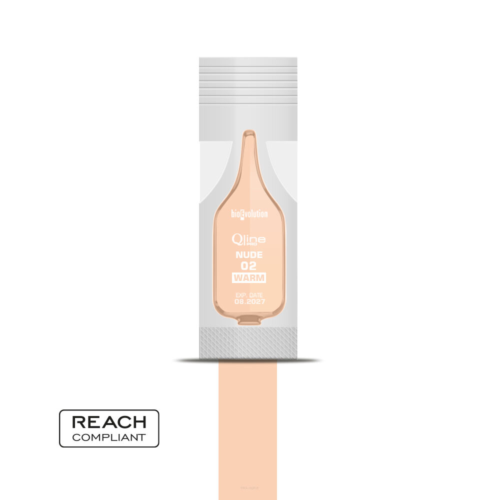 Pigment Nude 02 Warm Qline PRO do makijażu permanentnego - 0,7 ml