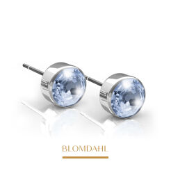 Kolczyki hipoalergiczne Bezel Alexandrite 5 mm 