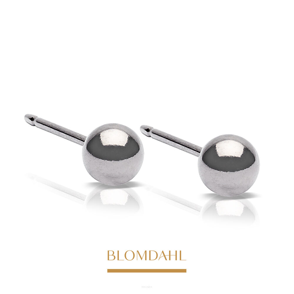 Kolczyki hipoalergiczne Ball 3 mm 