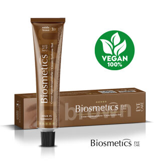 Wegańska henna kremowa BIOSMETICS 20 ml brąz średni - www.biologica.pl