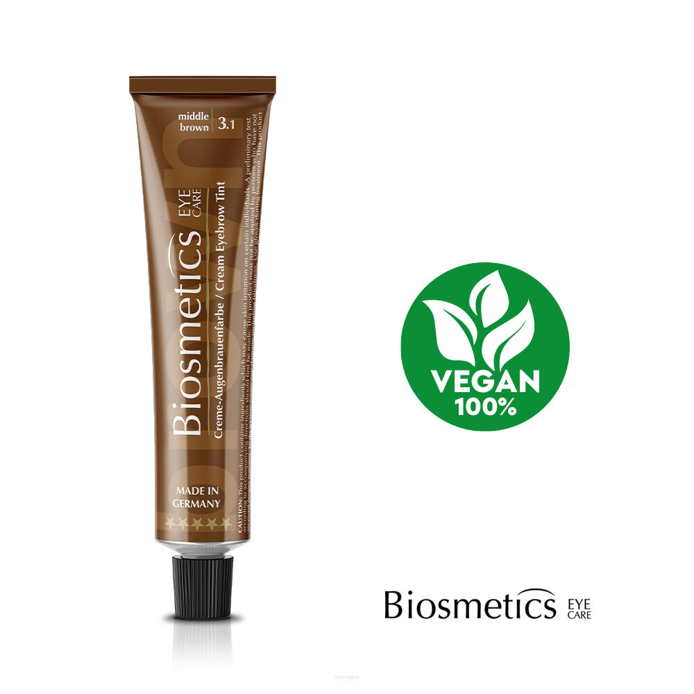 Wegańska henna kremowa BIOSMETICS 20 ml brąz średni - www.biologica.pl