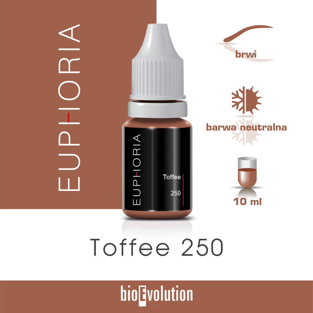 Pigment do makijażu permanentnego Toffee 250 - Euphoria - 10 ml