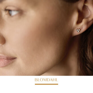 Kolczyki hipoalergiczne Clover Crystal 6 mm - 2