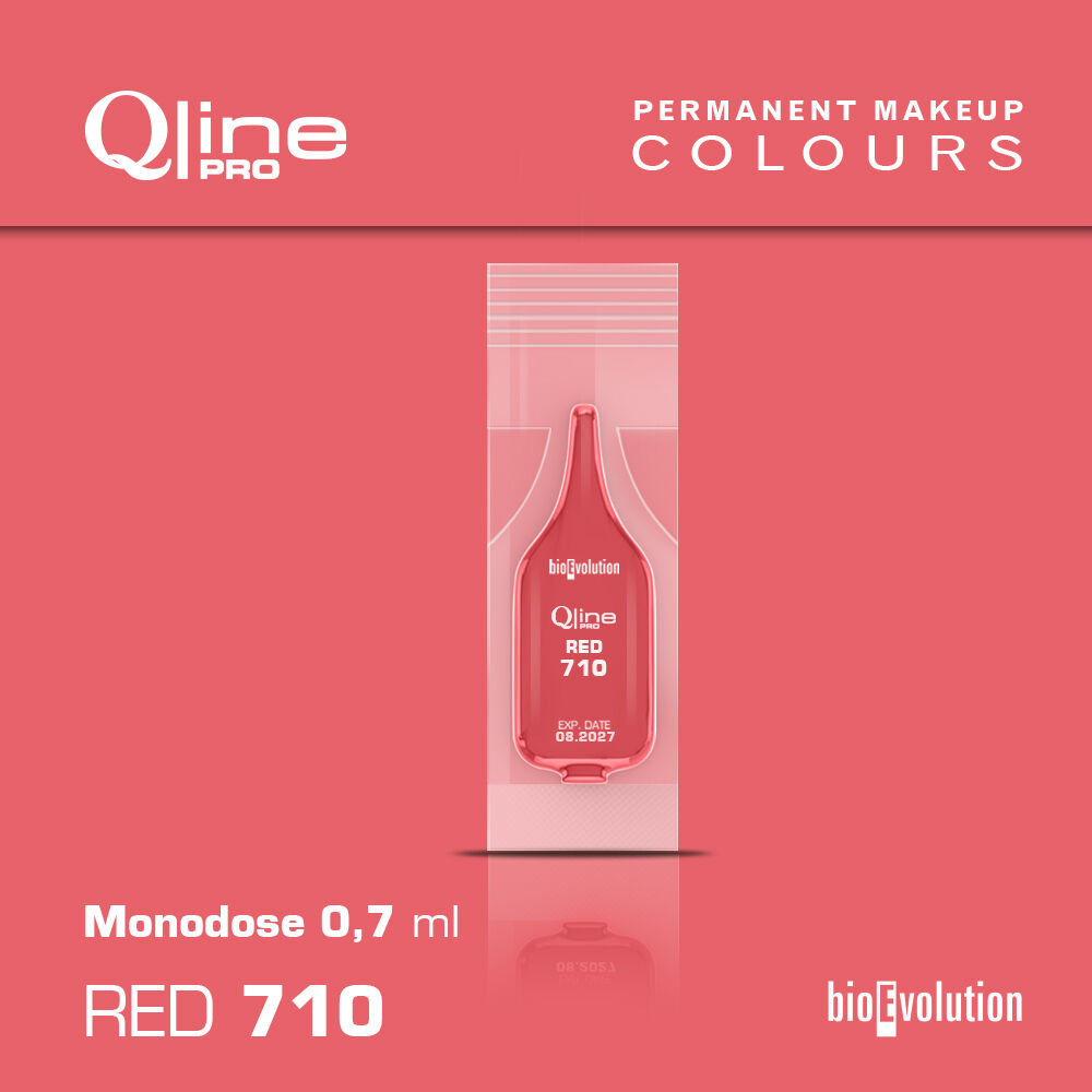 Pigment do makijażu permanentnego Red 710 - 0,7 ml