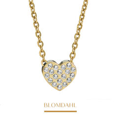 Naszyjnik Brilliance Heart Crystal 8 mm 
