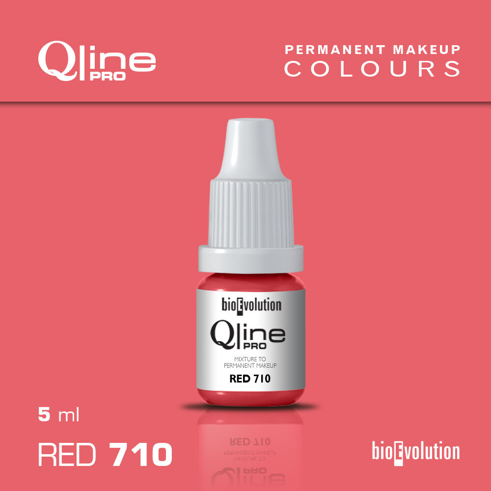 Pigment do makijażu permanentnego Red 710 - 5 ml