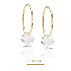 Kolczyki hipoalergiczne Bicone Crystal 6 mm