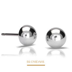 Kolczyki hipoalergiczne Half Ball 6 mm