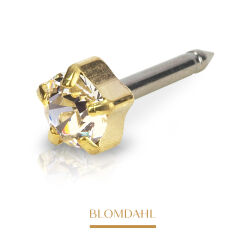 Kolczyk przekłuciowy Tiffany Crystal 4 mm