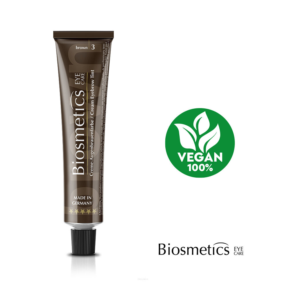 Wegańska henna kremowa BIOSMETICS 20 ml brąz - www.biologica.pl