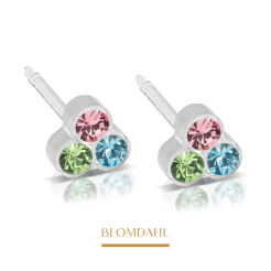 Kolczyki hipoalergiczne Clover Light Fantasy 6 mm 