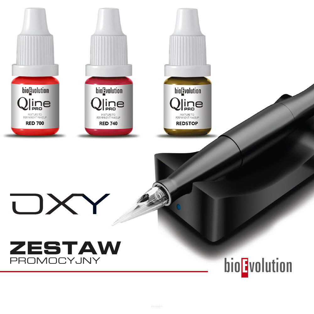 Urządzenie do makijażu permanentnego i mezoterapii mikroigłowej OXY BLACK + pakiet promocyjny