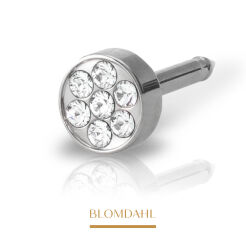 Kolczyk przekłuciowy Brilliance Plenary 5 mm Crystal