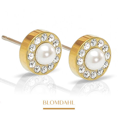 Brilliance Halo Pearl White 8 mm SFJ