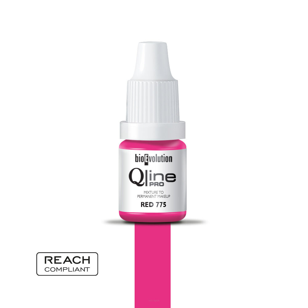 Pigment Red 775 Qline PRO do makijażu permanentnego - 5 ml