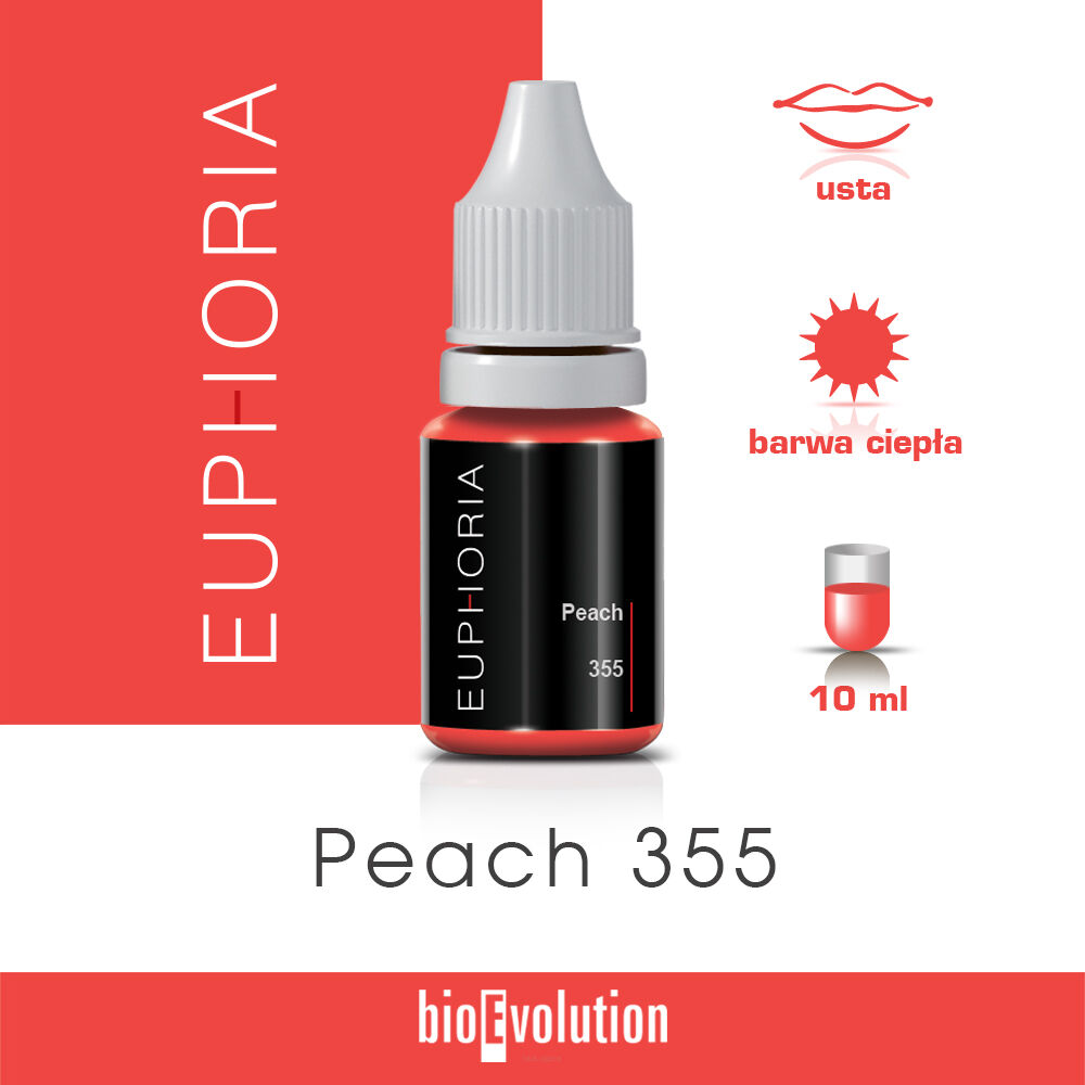 Pigment do makijażu permanentnego Peach 355 - Euphoria - 10 ml