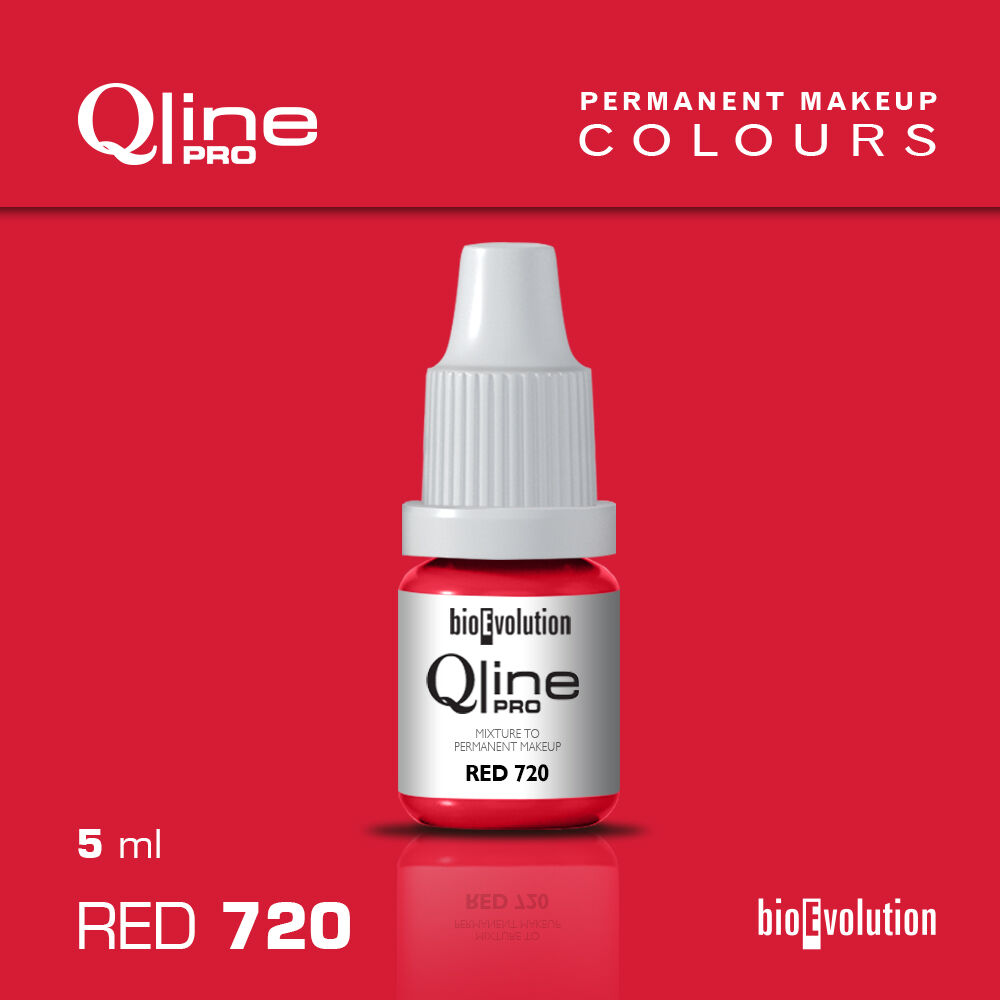 Pigment do makijażu permanentnego Red 720 - 5 ml