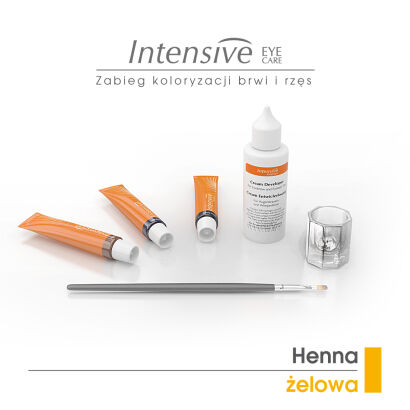 Zestaw do zabiegu koloryzacji brwi i rzęs henną INTENSIVE™
