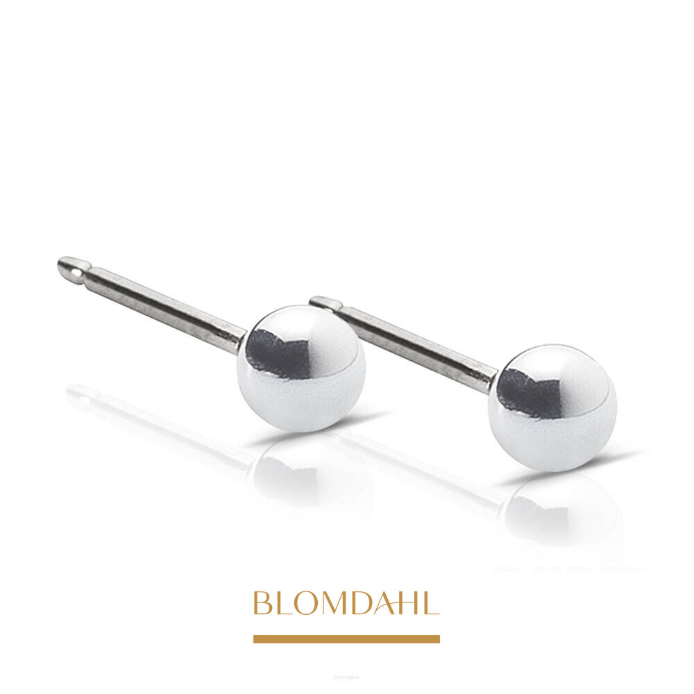 Kolczyki hipoalergiczne Ball 3 mm 