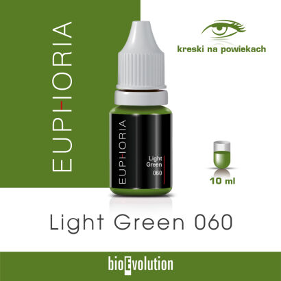 Pigment do makijażu permanentnego Light Green 060 - Euphoria - 10 ml