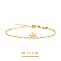 Bransoletka Brilliance Square Crystal 8 mm