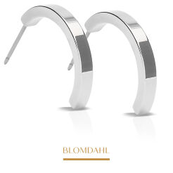 Kolczyki hipoalergiczne Pendant Plain Curved 20 mm 