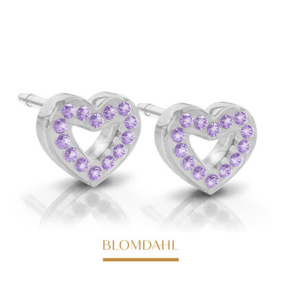 Brilliance Heart Hollow Violet 10 mm SFJ