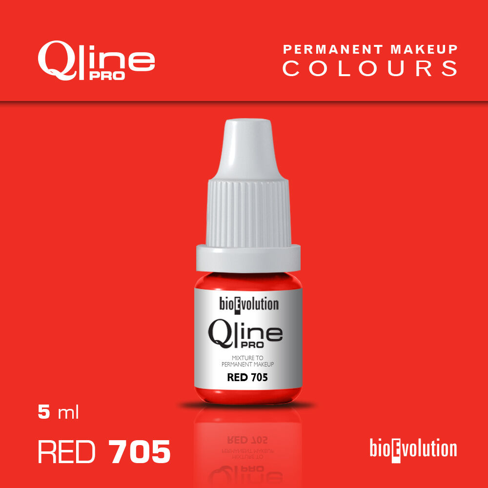 Pigment do makijażu permanentnego Red 705 - 5 ml