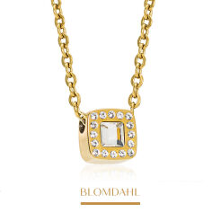 Naszyjnik Brilliance Cushion Crystal 8 mm 