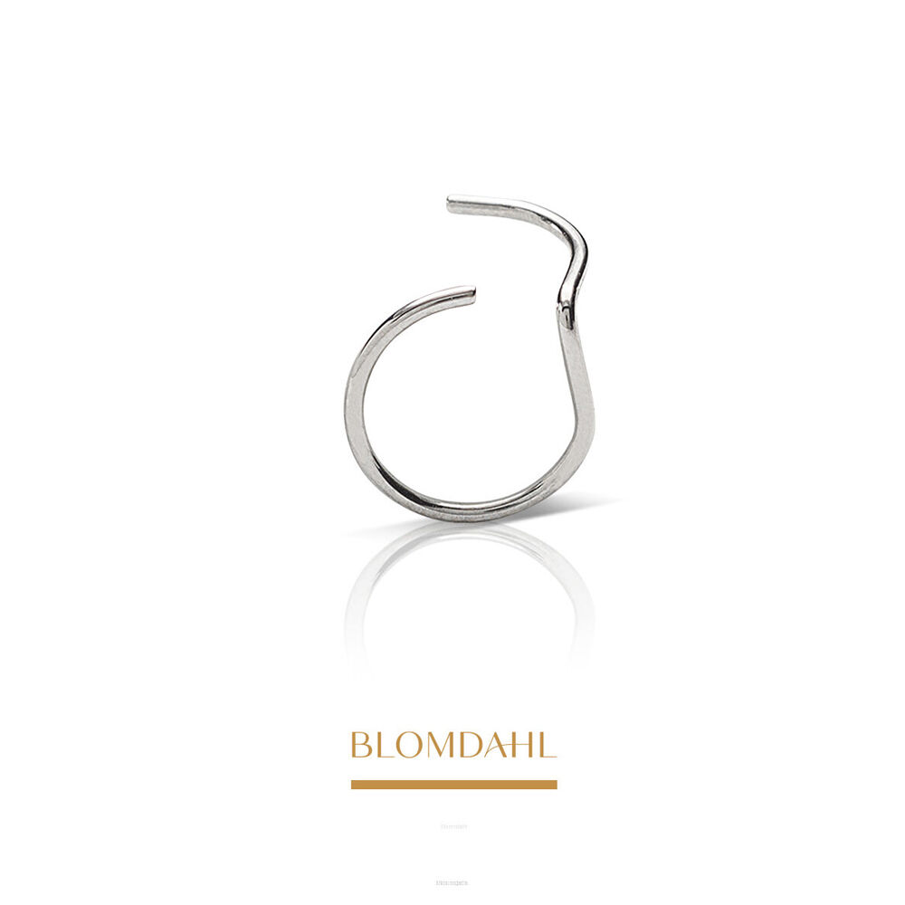 Kolczyki hipoalergiczne, kolczyki antyalergiczne do nosa, kolczyki tytanowe, Nose Ring, kolczyk do nosa lewy, naturalny tytan medyczny, Blomdahl, alergia na nikiel, alergia kontaktowa skóry, bezpieczne kolczyki do nosa, biżuteria hipoalergiczna.