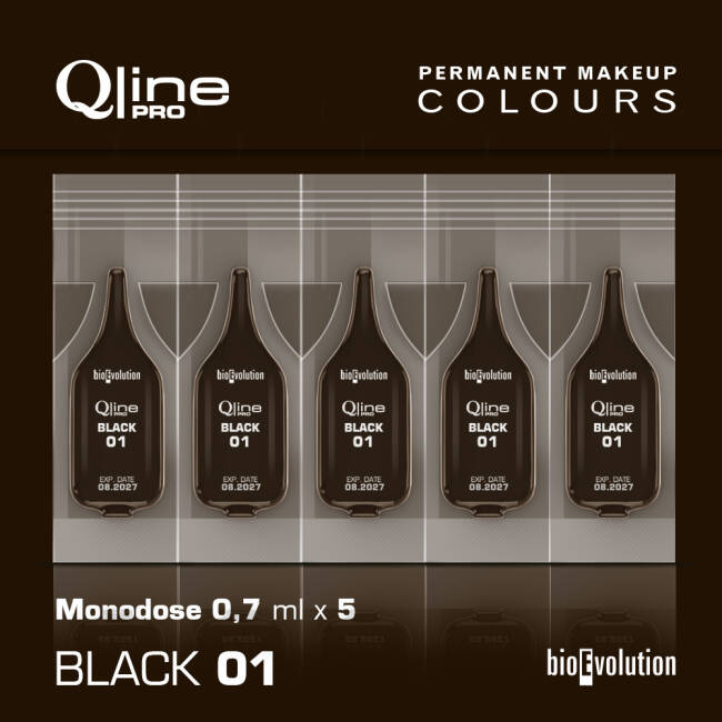 Black 01 - 0,7 ml x 5