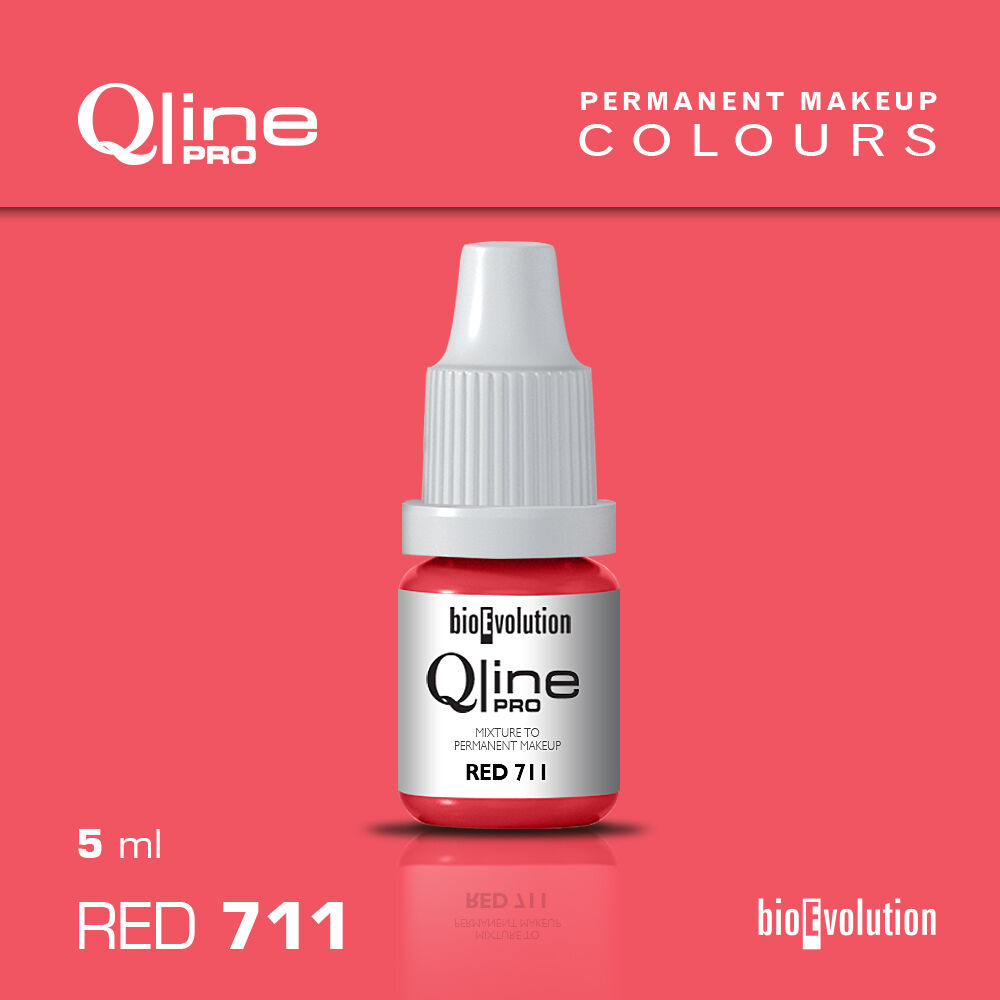 Pigment do makijażu permanentnego Red 711 - 5 ml