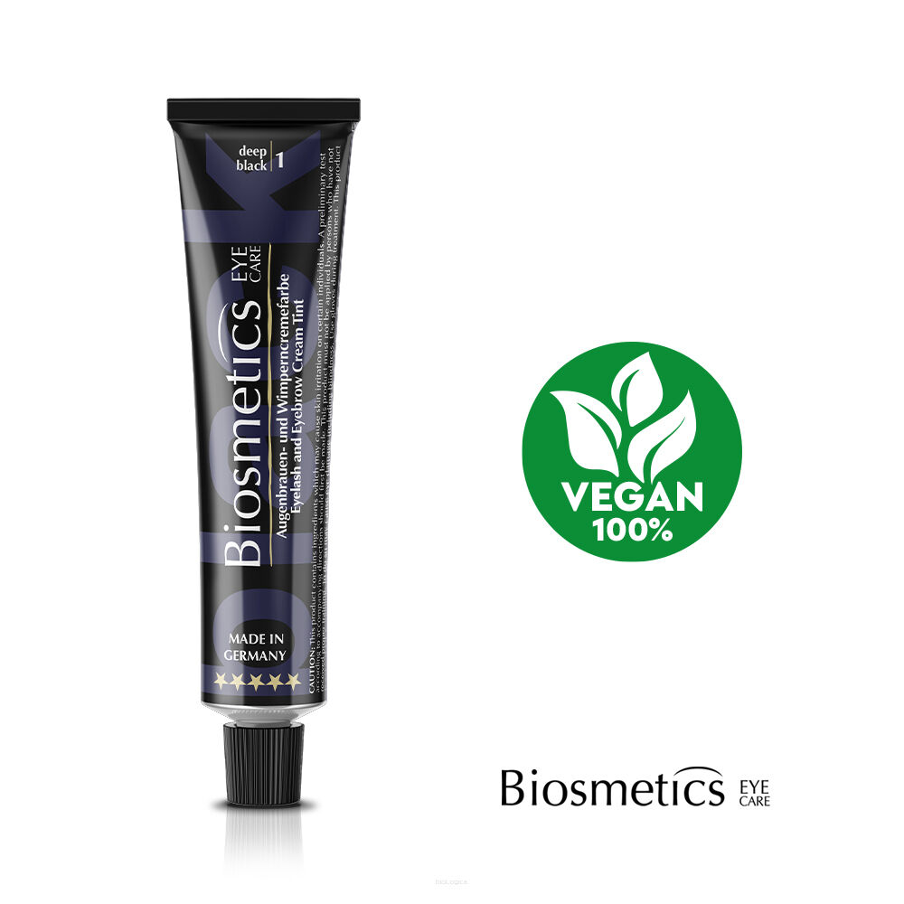 Wegańska henna kremowa BIOSMETICS 20 ml głęboka czerń - www.biologica.pl