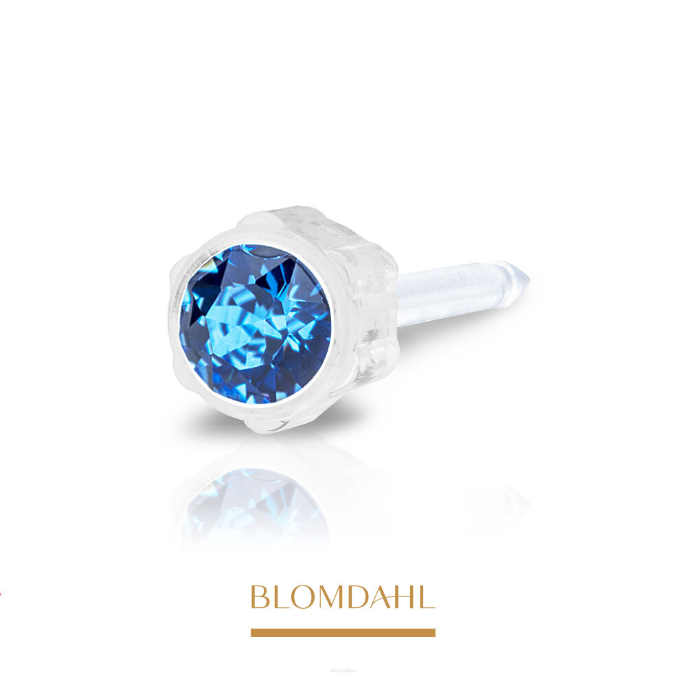 Kolczyk przekłuciowy Sapphire 4 mm
