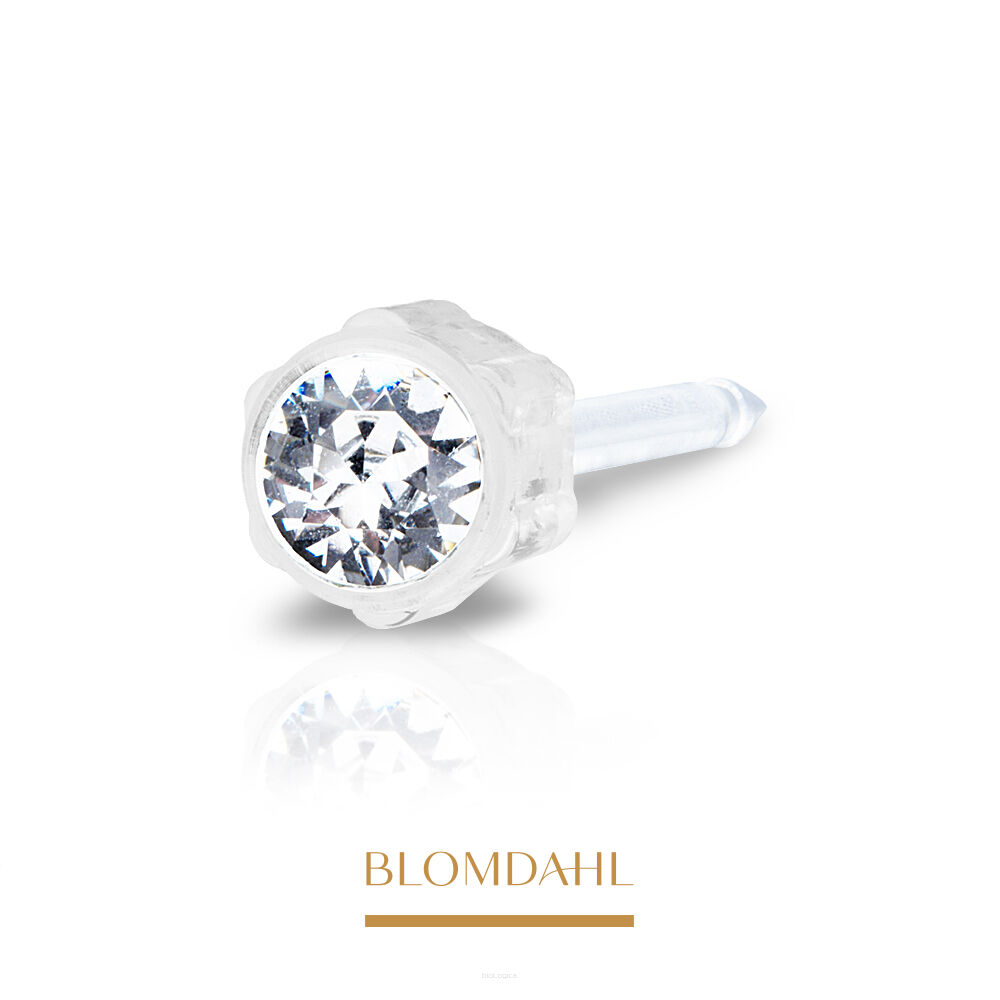 Kolczyk przekłuciowy Crystal 4 mm