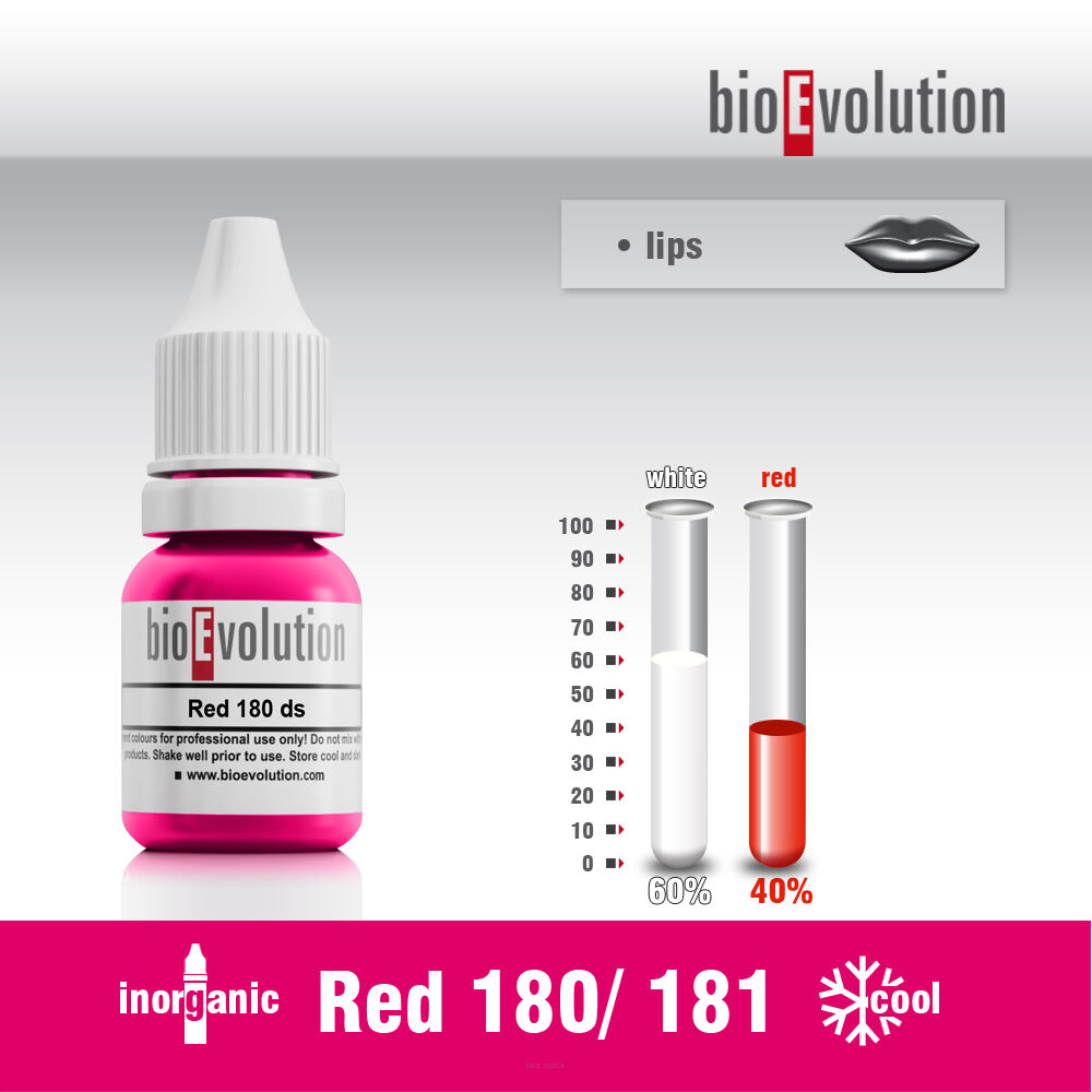 Pigment do makijażu permanentnego Red 180/ 181
