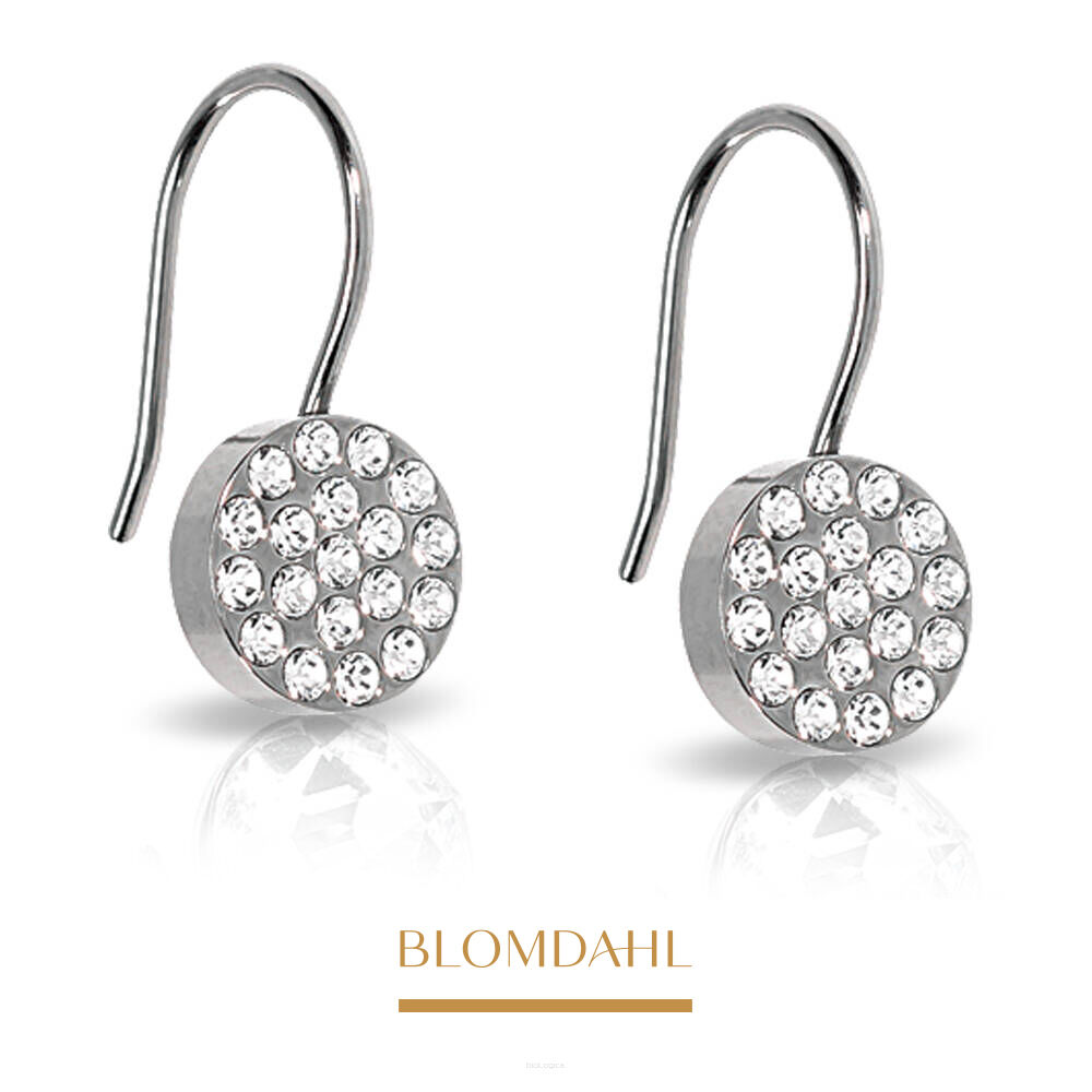 Kolczyki hipoalergiczne Pendant Brilliance Plenary Crystal 8 mm 