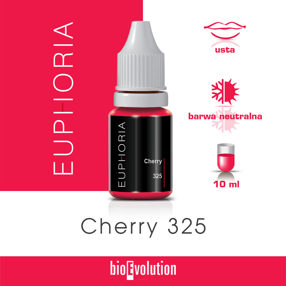 Pigment do makijażu permanentnego Cherry 325 - Euphoria - 10 ml