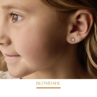 Kolczyki hipoalergiczne Bezel Glossy Green 6 mm - 2