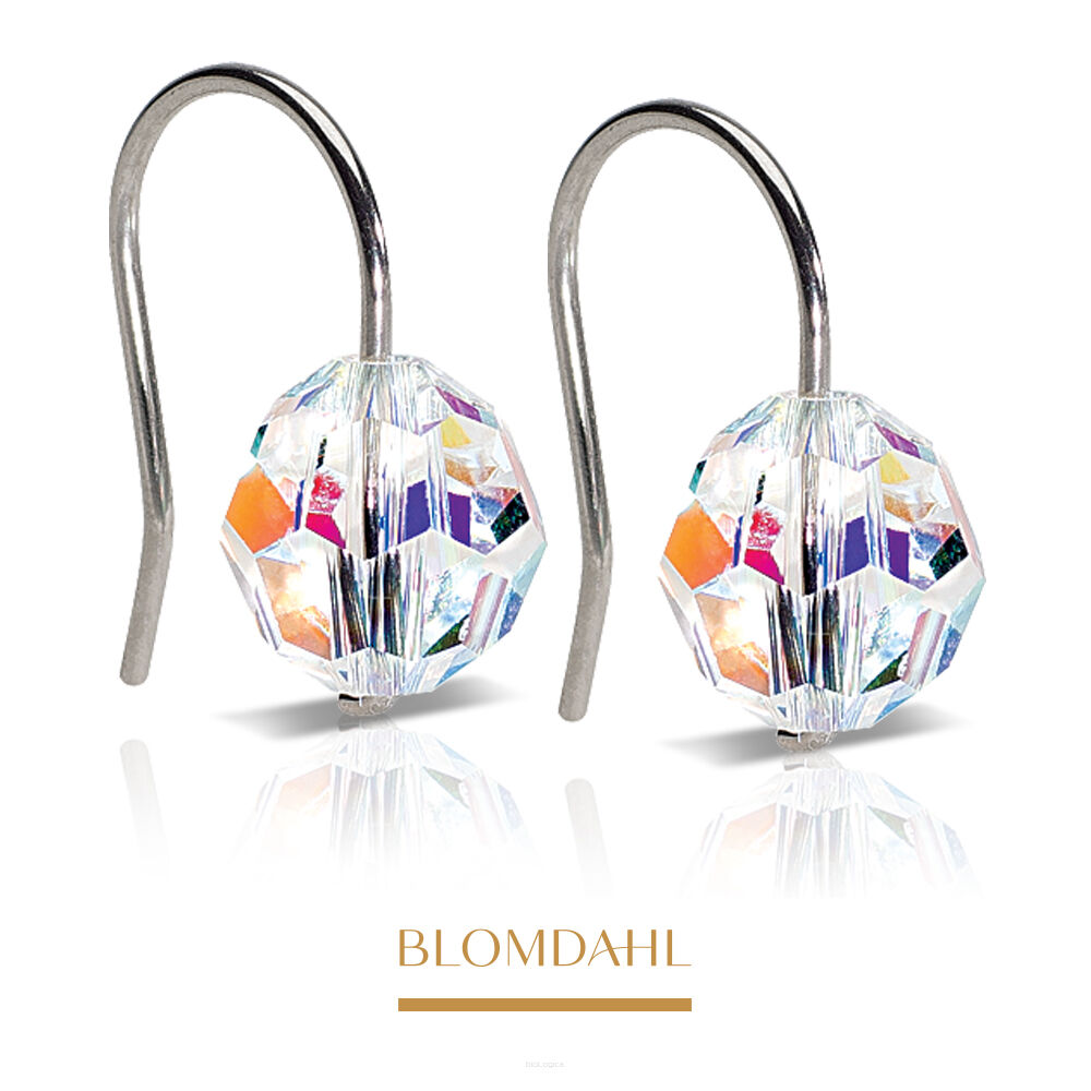 Kolczyki hipoalergiczne Pendant Bead Rainbow 8 mm 