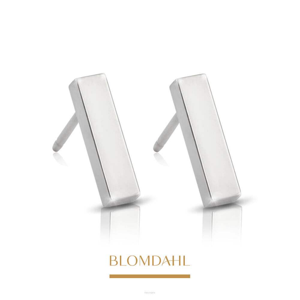 Kolczyki hipoalergiczne Pendant Plain Straight 10 mm 