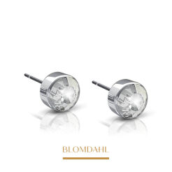 Kolczyki hipoalergiczne Bezel Crystal 3 mm 