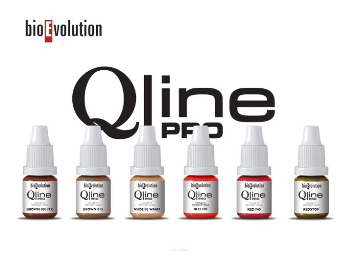 Bioevolution - pigmenty QLINE PRO 5 ml do makijażu permanentnego